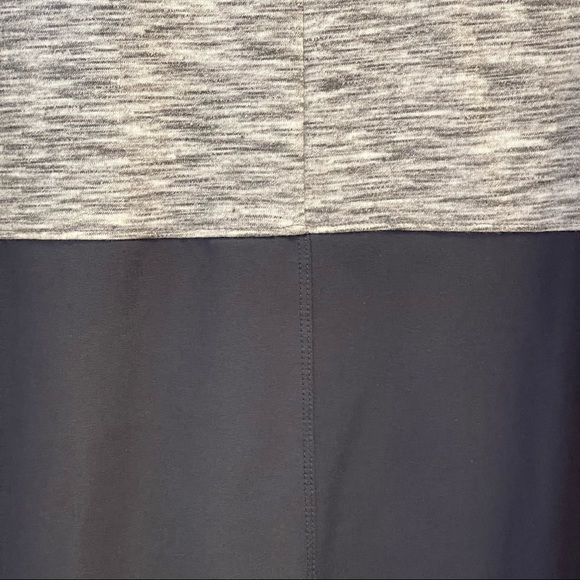 Livi Active by Lane Bryant Skirted Terry Hoodie Pullover Grey and Navy Sz 18/20 - Picture 5 of 6